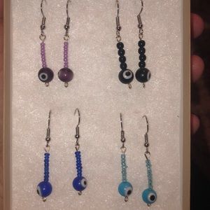 Evil eye dangles